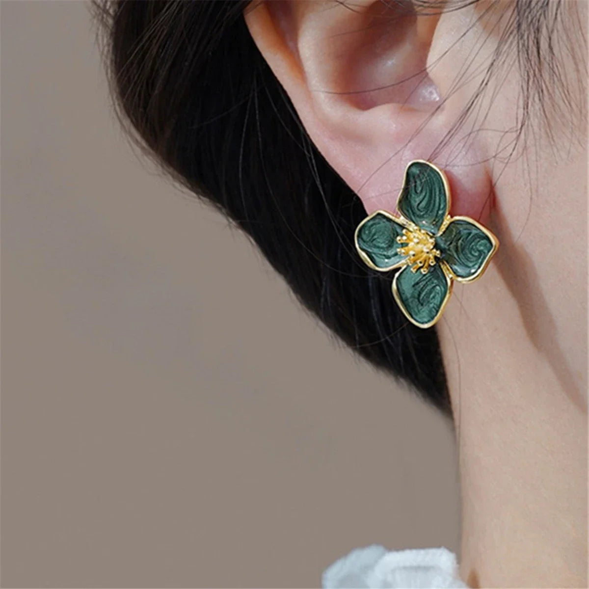 Hibiscus Earrings