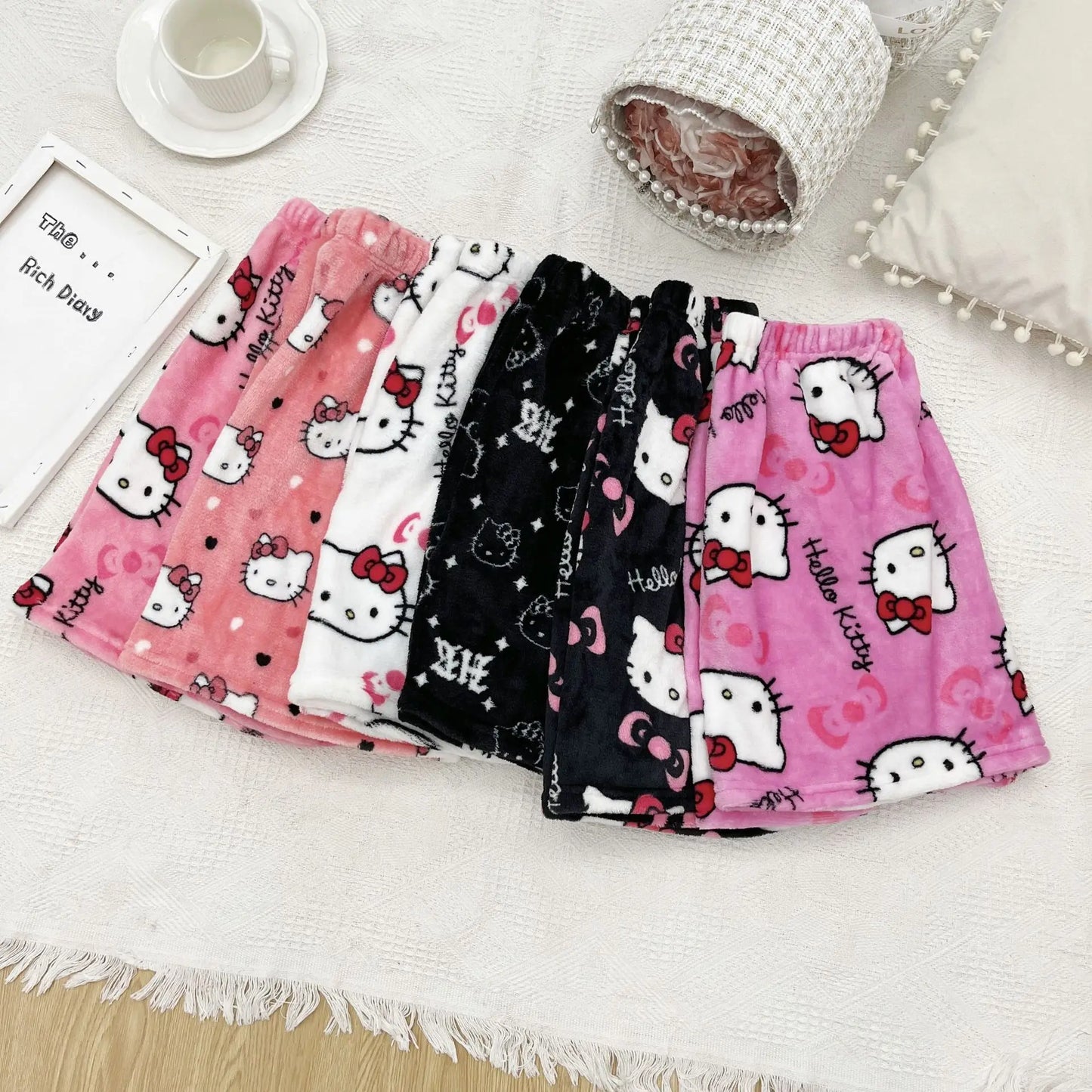 Hello Kitty Flannel Pajamas