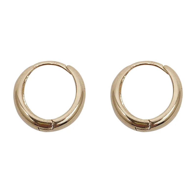 Metal Hoop Earrings