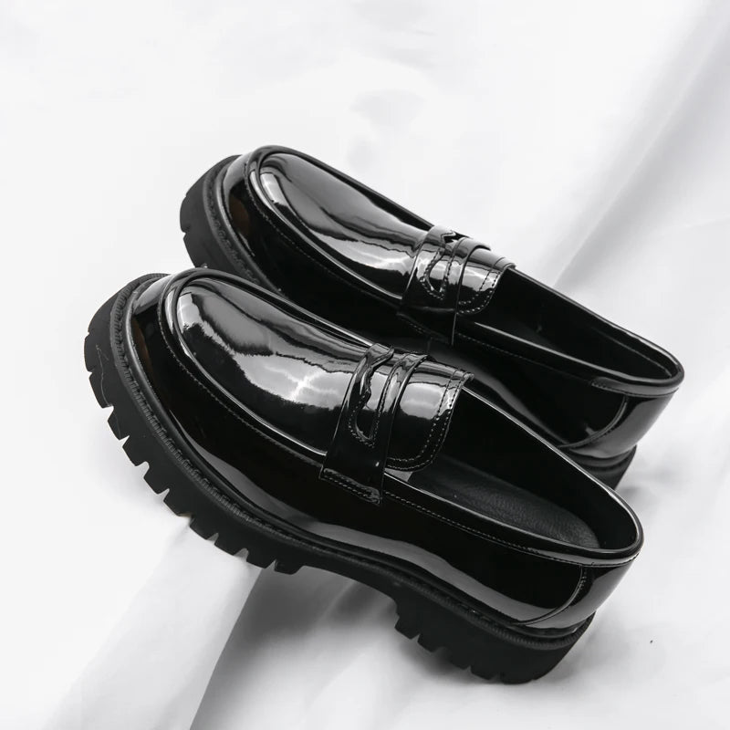 Black Tie Elevation Loafers