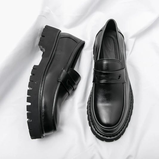 Black Tie Elevation Loafers