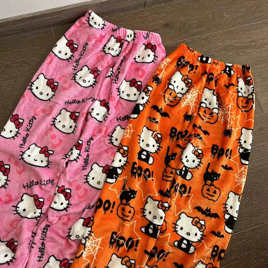 Hello Kitty Flannel Pajamas