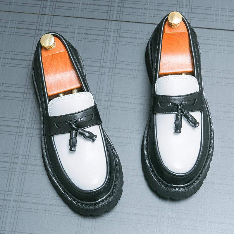 Black Tie Elevation Loafers