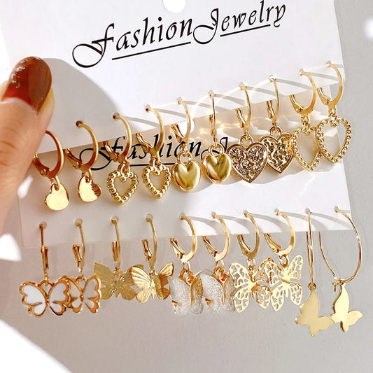 10pcs Earrings